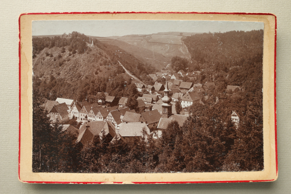 Foto auf Karton Wirsberg / 1900-1920 / Ortsansicht / Strasse